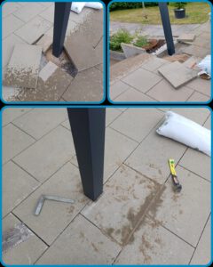 Terrassenüberdachung einpassen